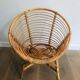 Paire de fauteuils en rotin