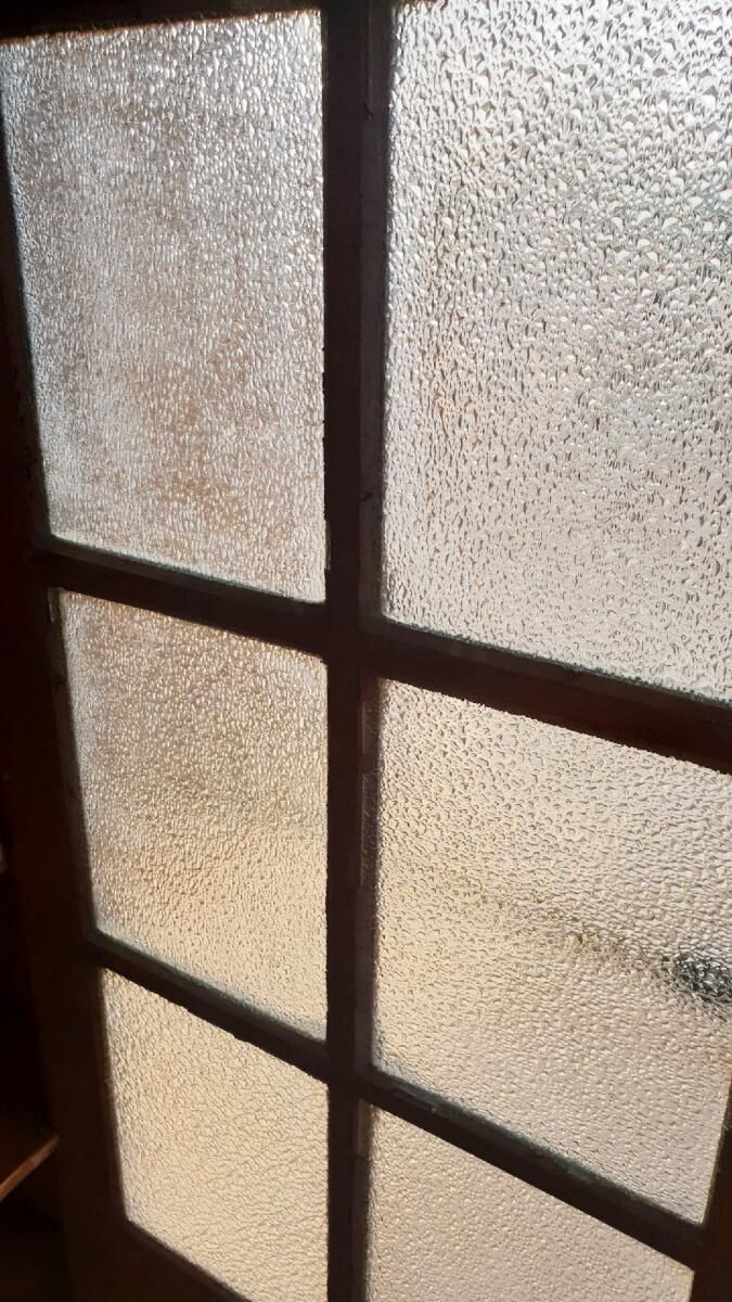 Vintage glass library