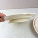 Lot of 2 plates with footouche décor Selestat, Schlettstadt, from Sarreguemines
