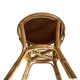Rattan coffee table, bamboo