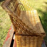 Wicker child's box bench
