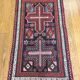Hand-knotted Caucasian carpet - 140 x 82 cm
