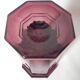 Large art deco vase in amethyst glass from luxval - val saint lambert
