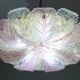 Large Size Pink and Transparent Murano Glass Leave Ceiling Light or Chandel
