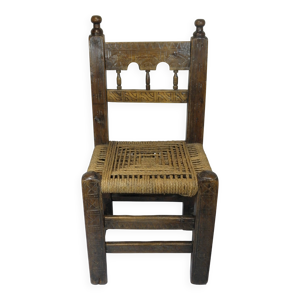 chaise rustique art populaire