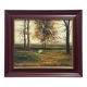 S. Vilata : Huile " Paysage d' Automne " vintage 70