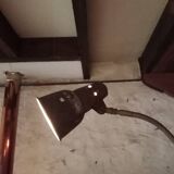 Industrial black metal lamp