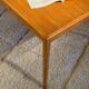 Vintage Scandinavian coffee table in golden oak "Evie"