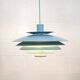 Unique blue coloured Nordic Pendant Lamp by Form Light model 52610, Denmark