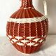 Vintage scoubidou bottle lamp, 1960s