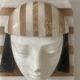 Art Deco "Egyptian Revival" pair of bookends in carved alabaster