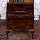 Antique Edwardian carved mahogany desk