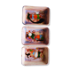 Polychrome presentation dishes of Marie Christine TREINEN (XXth) Vallauris