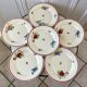 lot de 6 grandes assiettes plates Villeroy & Boch La Louvière fabrication belge en Terre de Fer débu