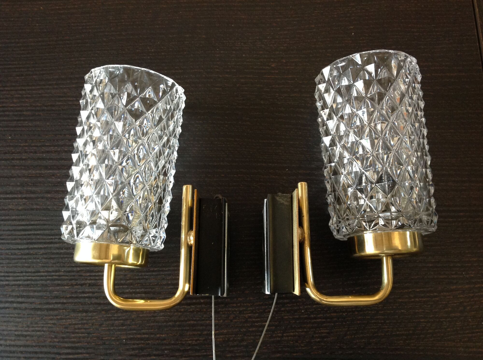 Pair of wall lights - 60s/70s