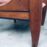 Dutch Art Deco Modernist Reclining Grand Armchair, Netherlands, 1920s