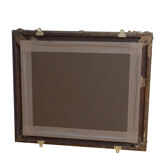 Miroir mural en bois doré du 19ème siècle