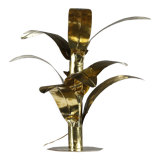 Lampe de sol table en laiton de palmier Bottega Gadda Italie, 1960