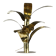 Palm tree brass floor/table lamp, Bottega Gadda Italy, 1960
