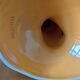 Yellow ceramic vase