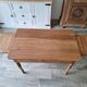 Vintage solid wood desk with extensions.