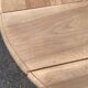 Renovated Louis Philippe round extendable dining table with leaves from the 18th century.