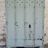 Old metal locker with 4 doors