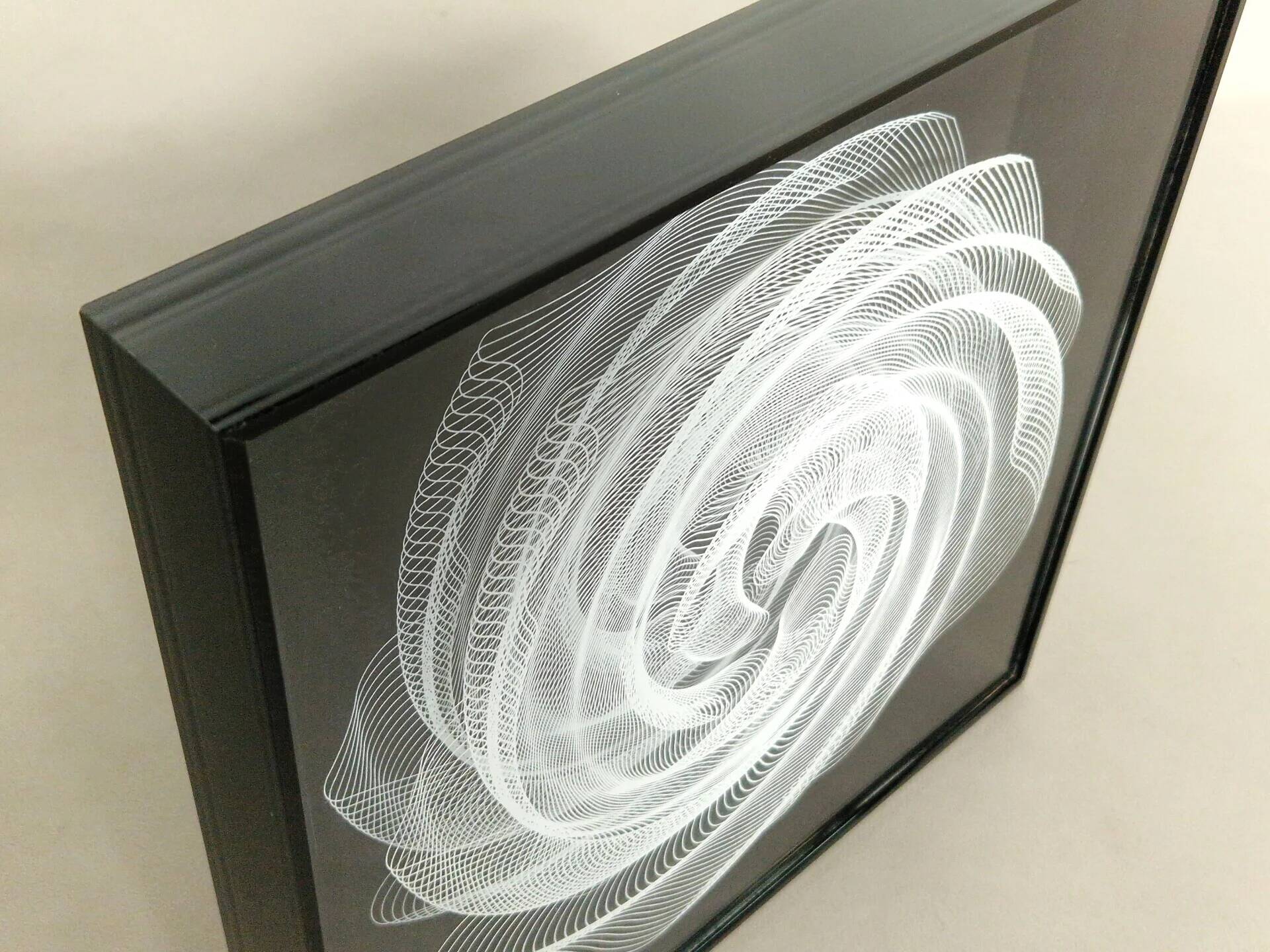 Frank Böttger | Print in box | 1972 computer art