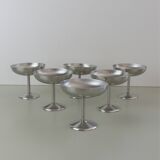 Set of 6 GD stainless steel ice cream cups