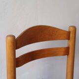 Pair of rustic straw chairs