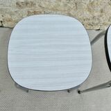 Pair of formica stools from the 60s