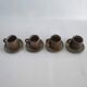 Vintage coffee service in Brown sandstone of the years 60