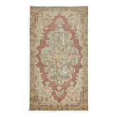 Tapis vintage anatolien turc 136 cm x 240 cm