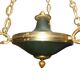 3-branched empire chandelier in bronze
