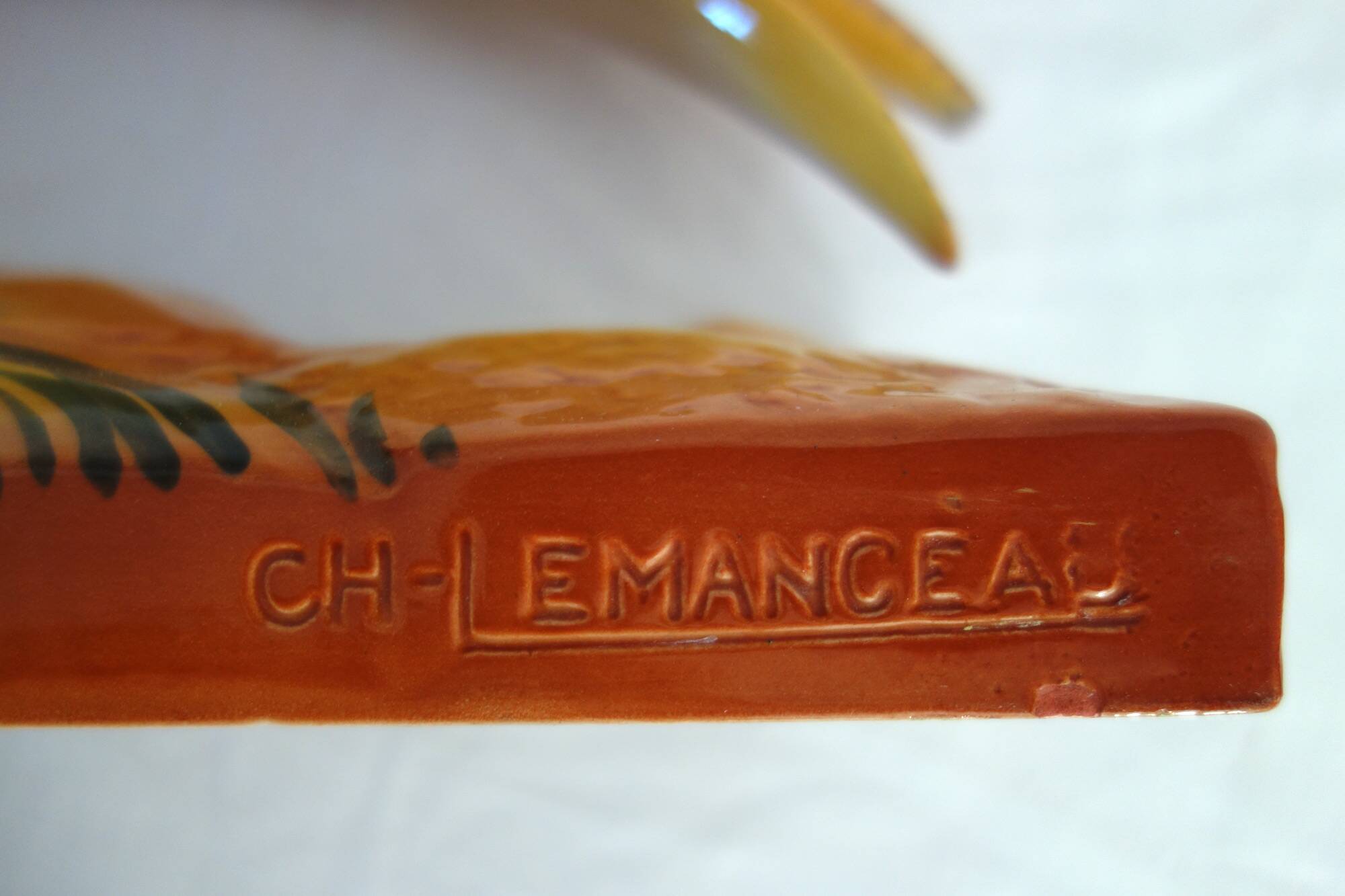 King pheasant by Lemanceau (Saint Clément) circa 1930