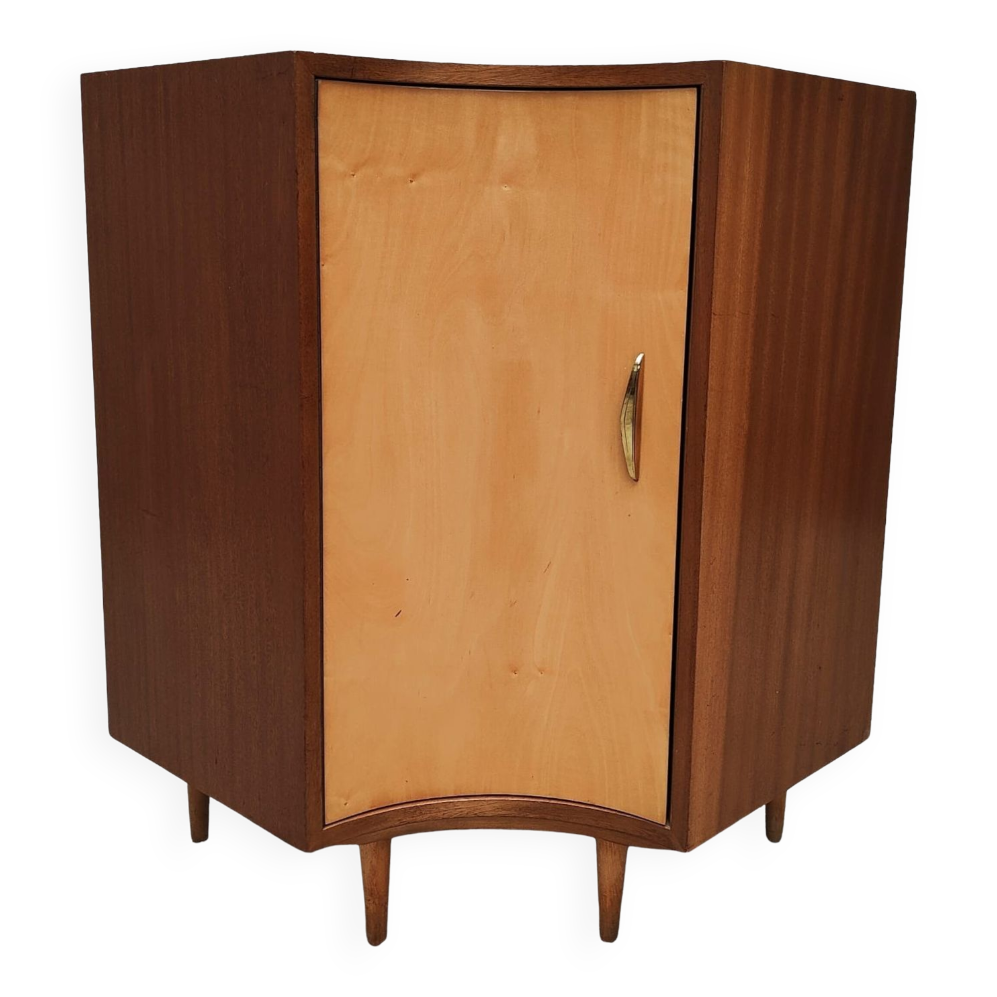 Mid Century corner cabinet