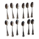 Silver metal cutlery