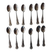 Ménagère en métal argenté