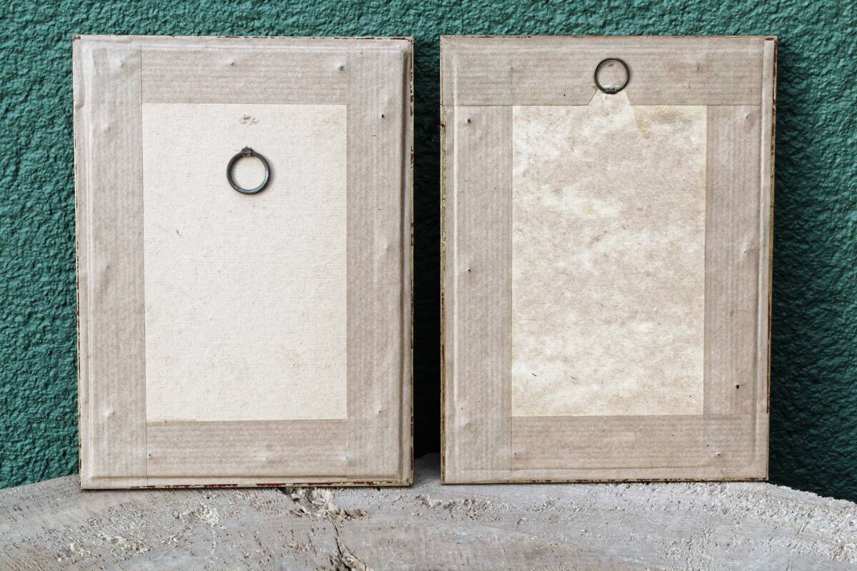 Pair of gouaches on rice paper, Chinese school of the 19th century.