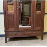Antique Art Nouveau wardrobe