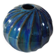 Art Deco Stoneware Ribbed Ball Vase by Alphonse Cytère  - Rambervillers