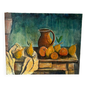 Nature morte signée