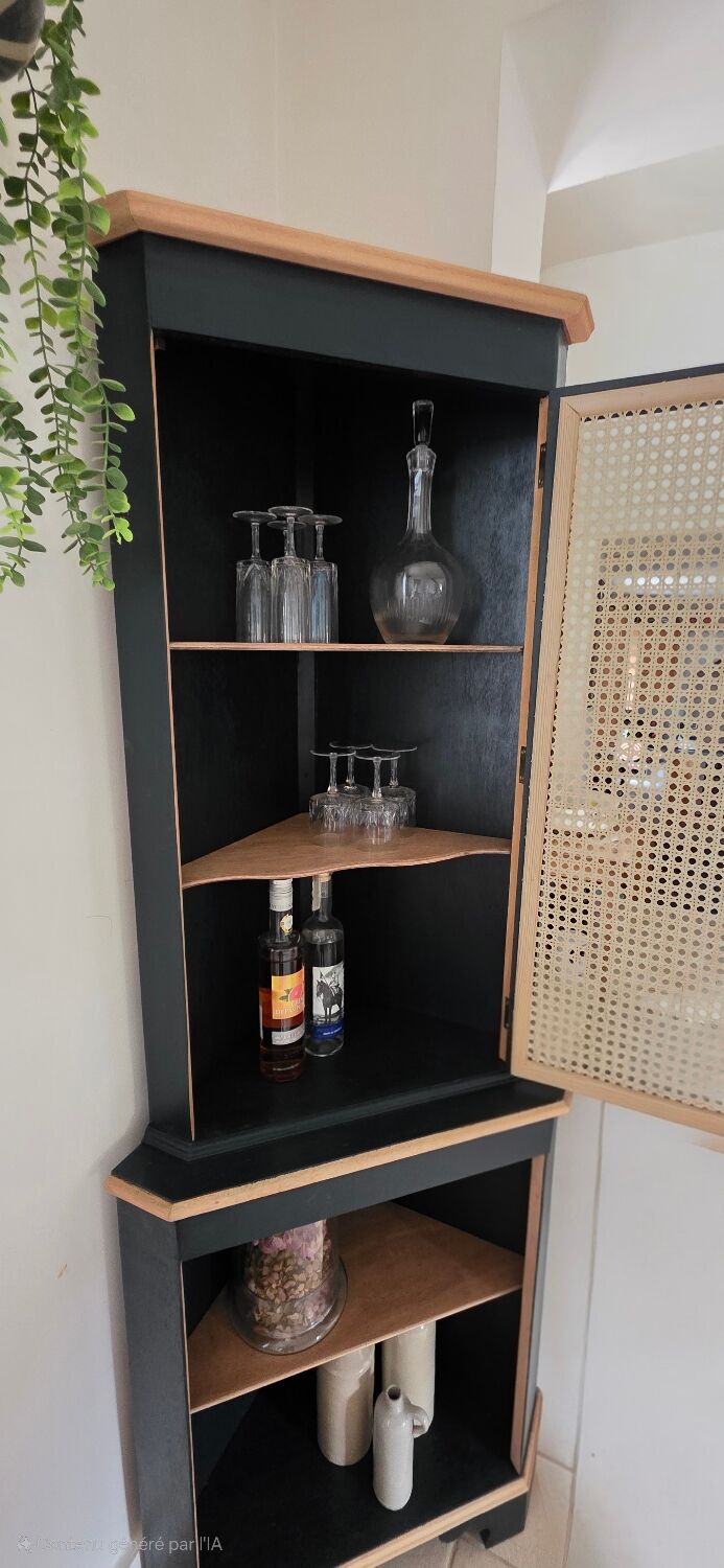 Cypress green sideboard