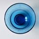 Blown glass bowl with fine bubbles
