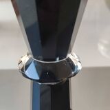 Pair of Asiatides Candlesticks/Copenhagen Model. Diamond inclusion