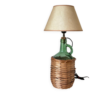 Lampe dame-jeanne vintage