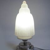 Art Deco fountain glass lamp