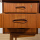 Mid-Century Freestanding Teak Kidney Desk, Denmark, 1960s
