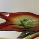 Large Murano crystal bowl from the 60s