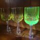Lot de 3 verres en ouraline